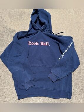 Rock Hall Navy Hoodie Sweatshirt